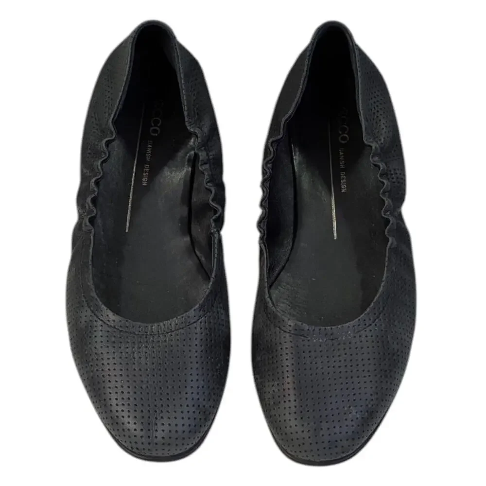 Ecco Incise Enchant Ballet Flats EUC $130 Size 9/40  S3619